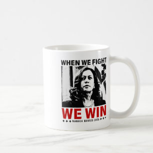Taza De Café Peleamos Ganamos 2024 Kamala Harris Por Preside Es