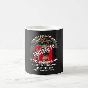 TAZA DE CAFÉ PELEAS DE JAULA MORMONAS WASHINGTON DC LINCOLN