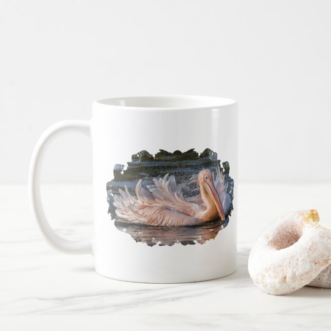 Taza De Café Pelican en movimiento (Con donut)
