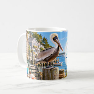 Taza De Café Pelícano de Ir con la Corriente