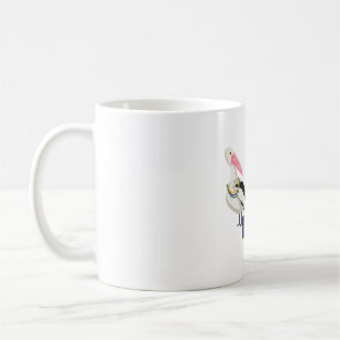 Taza De Café pelícano de Nueva Orleans con cuentas