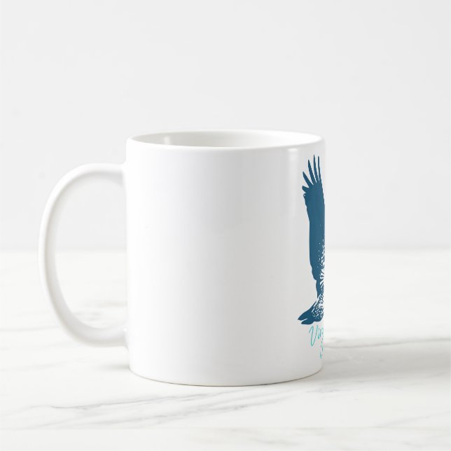 Taza De Café pelícano pardo de las Islas Vírgenes (Izquierda)