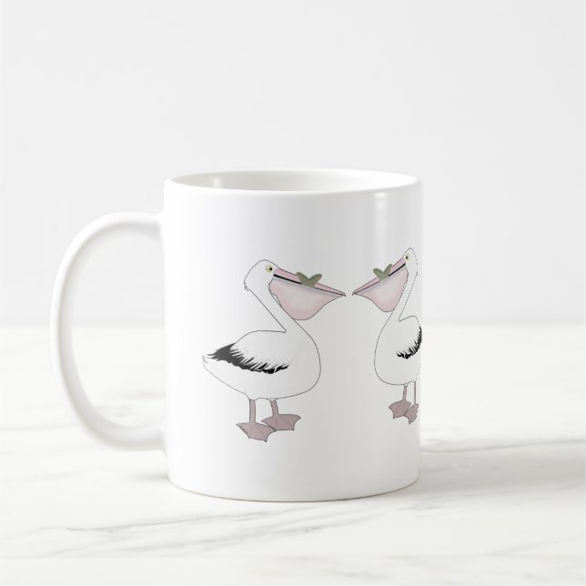 Taza De Café Pelicans Mug (Izquierda)