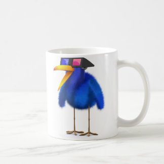 Taza De Café Película 3d Blue Bird 3d