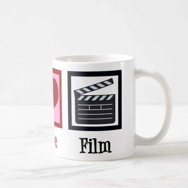 Taza De Café Película de amor por la paz (Derecha)