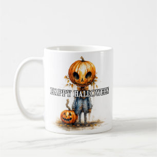 Taza De Café Película de calabaza de otoño   Feliz Halloween