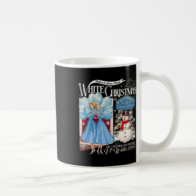 Taza De Café Película de las hermanas Navidades Blancas Festivi (Derecha)