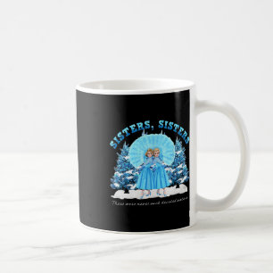 Taza De Café Película de Navidades blancos de las hermanas Paja