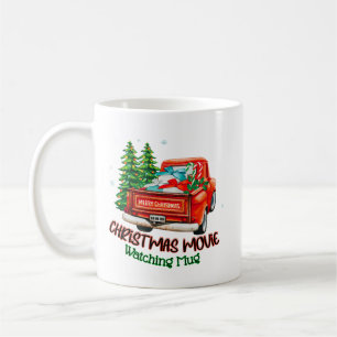 Taza De Café Película de Navidades de camiones vintage