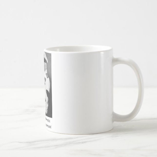 Taza De Café Película silenciosa ~ Vieja foto monocle para Mr.  (Derecha)