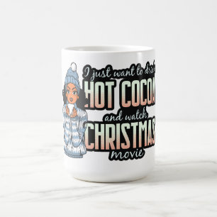 Taza De Café Películas de navidades y chocolate caliente Sista 