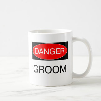 Taza De Café Peligro - Camiseta Divertida de Boda para Novio Ta