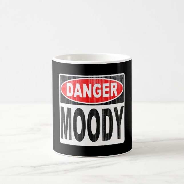 Taza De Café Peligro Moody (Centro)