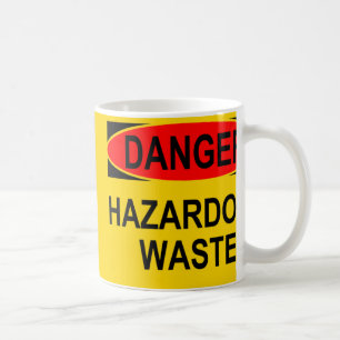 Taza De Café Peligro Residuos peligrosos