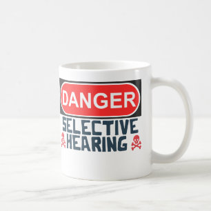 Taza De Café peligro selectivo escuchando graciosa paro sarcást