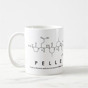 Taza De Café Pelle peptide nombre mug