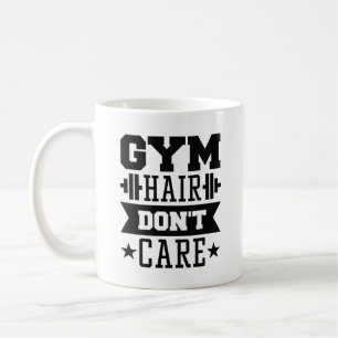 Taza De Café Pelo de Gimnasio No Me Importa