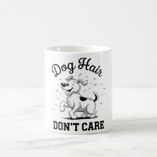 Taza De Café "Pelo de Perro No Importa" Divertido Cómic para Am