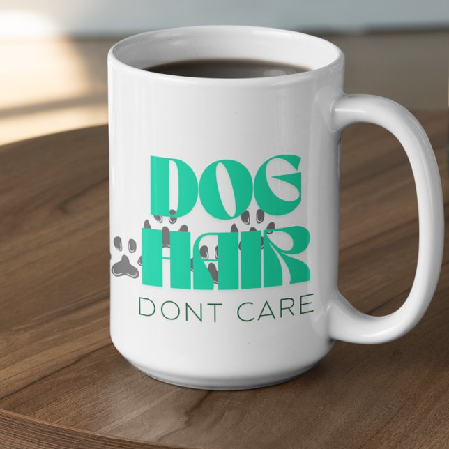Taza De Café Pelo de Perro Personalizable No Me Importa (Subido por el creador)