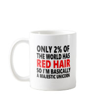 Pelo rojo divertido
