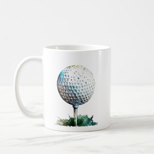 Taza De Café pelota de golf (Izquierda)