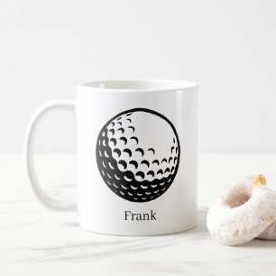Taza De Café Pelota de Golf Personalizada