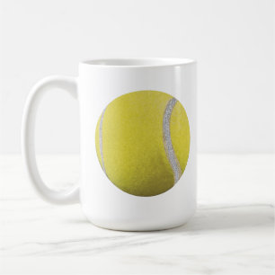 Taza De Café Pelota de tenis amarilla moderna