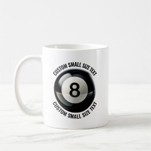 Taza De Café Pelota de tenis de texto personalizado pequeño 311