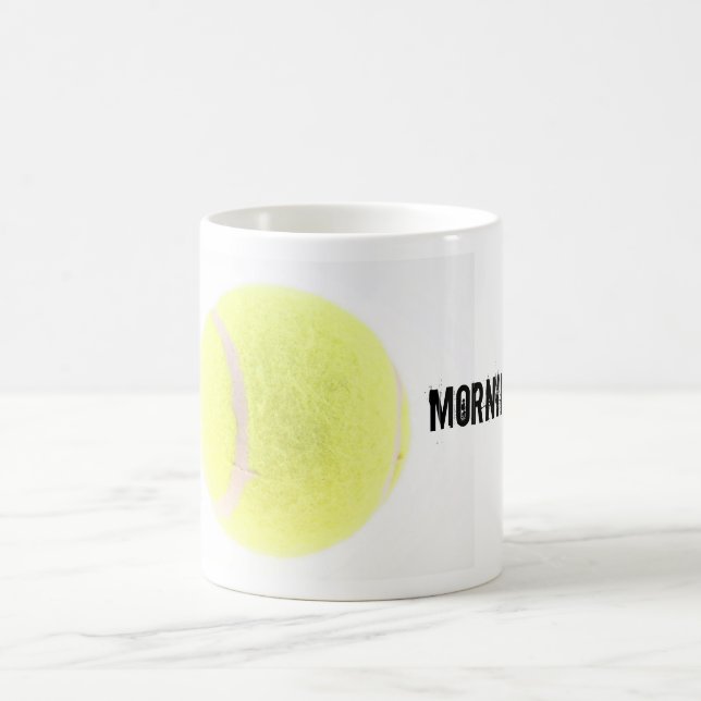 Taza De Café Pelota de tenis, Morning estrella! (Centro)