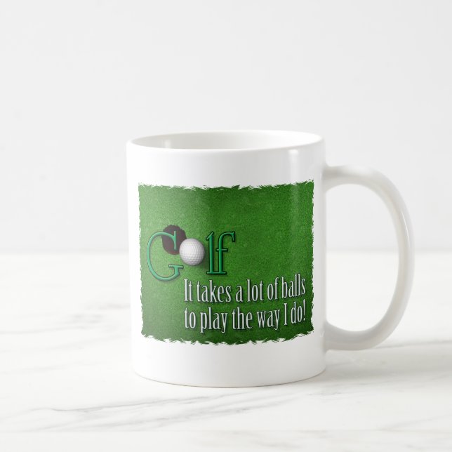 Taza De Café pelotas de golf (Derecha)