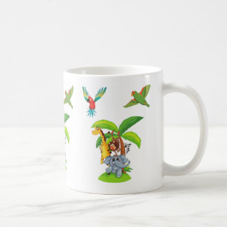 Taza De Café pelucas animales salvajes