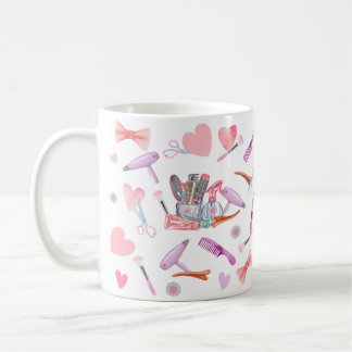 Taza De Café Peluquería acuarela Café Mug