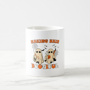 Taza De Café Peluquería de fantasmas divertida para Halloween