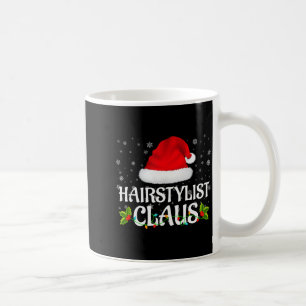 Taza De Café Peluquero Claus Luces de Navidad Pijama Familia M