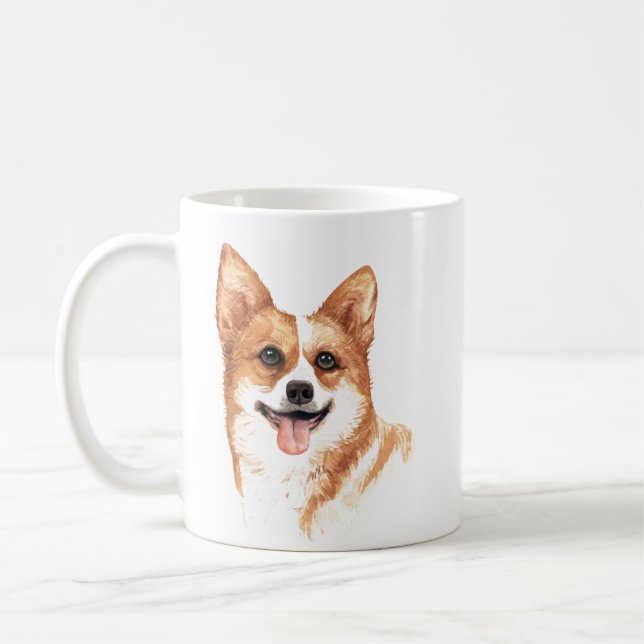 Taza De Café Pembroke Welsh Corgi (Izquierda)