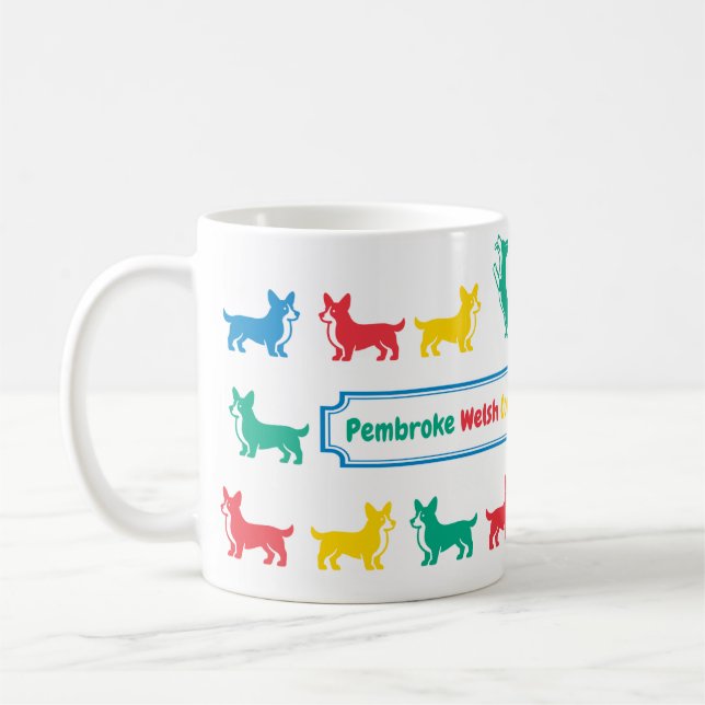 Taza De Café Pembroke Welsh Corgi Mug (Izquierda)