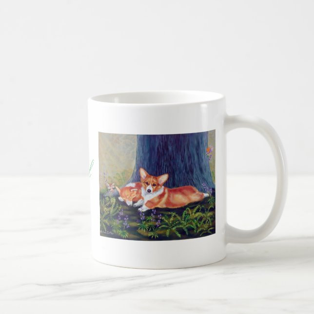 Taza De Café Pembroke Welsh Corgi Mugs (Derecha)