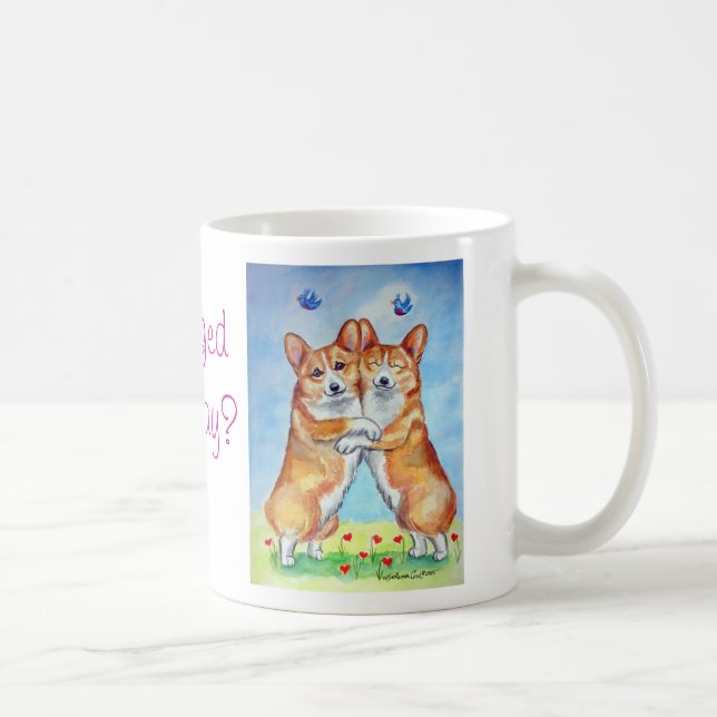 Taza De Café Pembroke Welsh Corgi Mugs (Derecha)