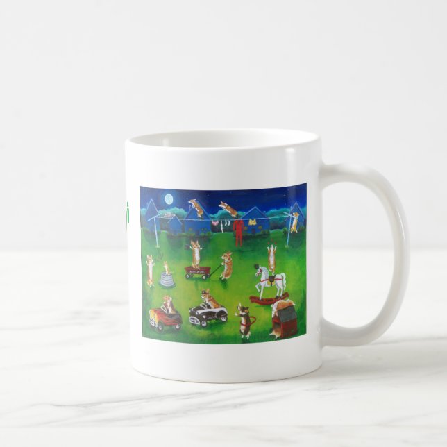 Taza De Café Pembroke Welsh Corgi Mugs (Derecha)