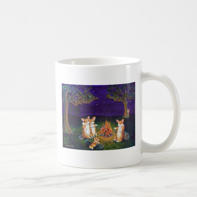 Taza De Café Pembroke Welsh Corgi Mugs (Derecha)
