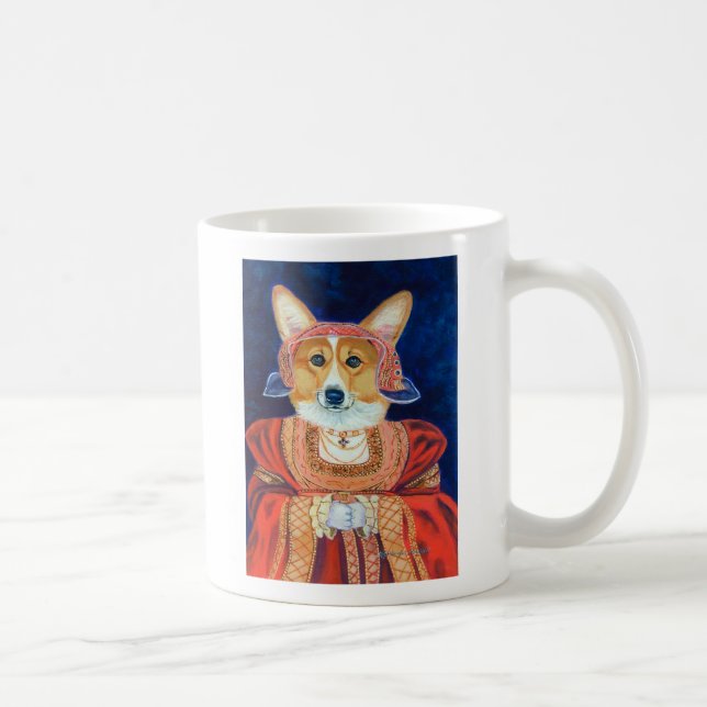 Taza De Café Pembroke Welsh Corgi Queen Mug (Derecha)