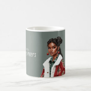 Taza De Café Pendientes de Granada Dama Negra