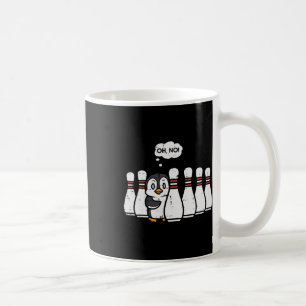 Taza De Café Penguin Bowling Pins Oh No Funny Bowler Hombres