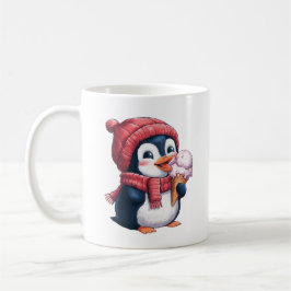 Taza De Café Penguin y helado