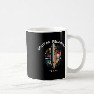 Taza De Café Península de Bolivar Texas Hombres Mujeres Surfear