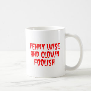 Taza De Café Penique Sabio y Payaso Tonto