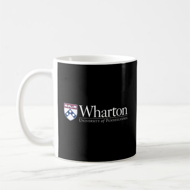 Taza De Café Penn Quakers'S Whon School Of Business (Izquierda)