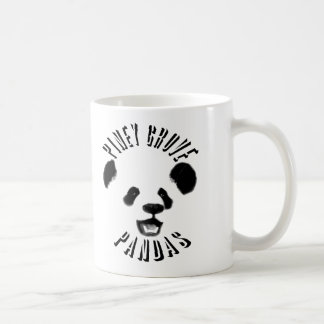Taza de café penosa de la panda de la arboleda