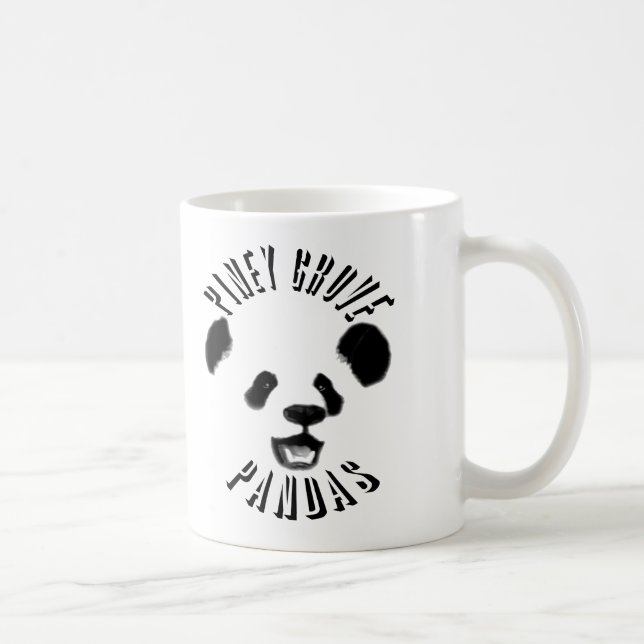Taza de café penosa de la panda de la arboleda (Derecha)