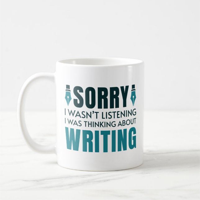 Taza De Café Pensaba En Escribir (Izquierda)